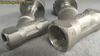 Stainless steel angle seat valve for EPS machine
