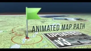 Animated Map Path v.3 - After Effects | Videohive Projects