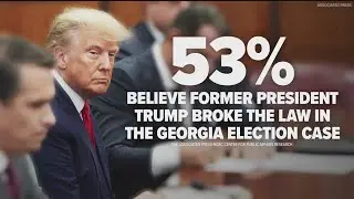 New AP poll shows more than half of Americans believe Trump broke law in Georgia
