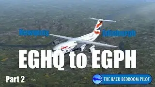 EGHQ to EGPH Part2 [Home cockpit, Prepar3d v4.3]