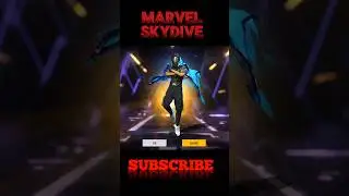FREE GLITCH 🦸 MARVEL SKYDIVE CLAM😲 #shorts#freefire#ffevents