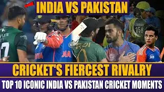 India vs Pakistan | Cricket's Fiercest Rivalry | Top Iconic Cricket Moments | Sports Roundup