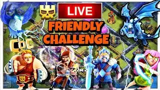 Coc Live Base Visit  | 1 Vs 1 Challenge | Clash of Clans