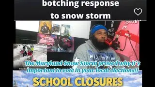 The Maryland Snow Storm proved why it’s important to vote in your local elections! #maryland #dmv 