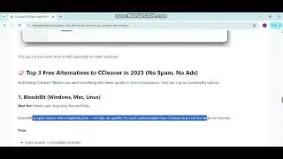 CCleaner 6.39.11548 Setup Guide 2025 & Best Free PC Cleaner Alternatives