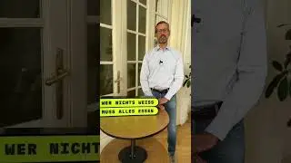 Wer nichts wei&szlig;, muss alles essen
