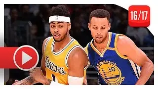 D'Angelo Russell vs Stephen Curry PG Duel Highlights (2016.11.04) Lakers vs Warriors - SICK!