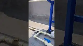 Solar water heater plumbing work Non mixing