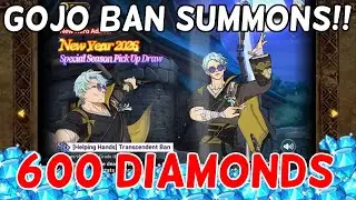 NEW GOJO BAN SUMMONS, 600 DIAMONDS!! - The Seven Deadly Sins Grand Cross
