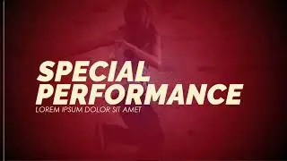 Promotion Video Templates Power Point dance event