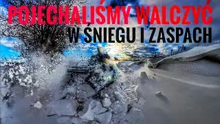 Śniegu do pasa a nawet więcej!  Co to był za dzień!  Nie zawsze jest łatwo sie przebić przez śnieg!