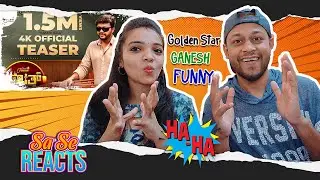 Sakath Teaser REACTION | Golden Star Ganesh | Suni | Judah Sandhy | MUMBAI TAMIL COUPLE