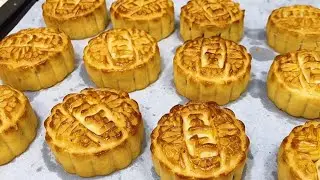 教你在家做月饼，蜂蜜代替转化糖浆，做出来的月饼超赞【可嘉妈妈】