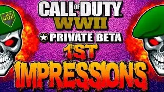 Первые впечатления от бета-версии многопользовательского режима Call of Duty WWII: геймплей PPSH!...