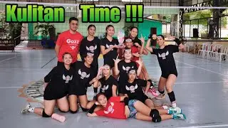 Kulitan time at mukhang nabitin pa sa volleyball game