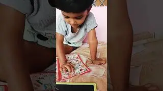 Linus ki study time abcd #study #abcd  #learning #viral #alphabet