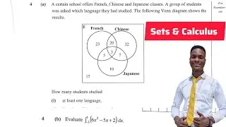 Mathematics Paper 2 2025 Grade 12 ECZ | Question 4: Sets & Calculus (Full Solution)