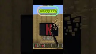 Quick build hack! Netflix! #Minecraftbuildhacks #minecraft
