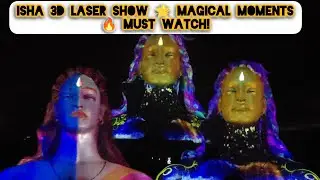 Isha laster show #isha #ishafoundation#laser #show #best #god#most #popular#devotional #viral#travel