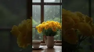 Soft Piano Music with Rain On Window - Peaceful Sleep Music - Deep Relaxation and Stress Relief