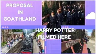 PROPOSAL IN GOATHLAND ⚠️HARRY POTTER FILMED HERE⚠️ Nadia Violin plays