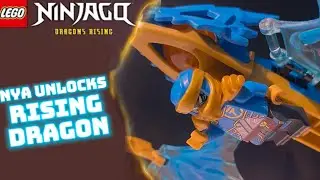 Nya unlocks Rising Dragon Technique! | Ninjago Dragons Rising S2 Recreation!