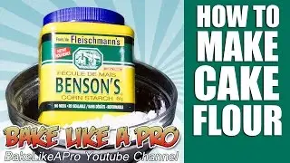 How To Make Cake And Pastry Flour - Easy !