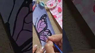 very easy bookmark making ideas/Butterfly bookmark 🦋#shorts #viral #trending #diy #craft