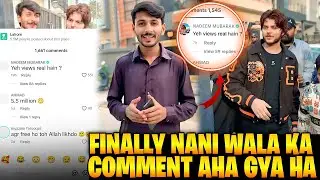 Finally Nadeem Nani Wala ka Comment Aha GYA Ha❤️