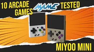 Miyoo Mini 10 Arcade MAME Games Tested on This Retro Handheld Console!