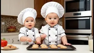 Baby Chef Makes Cookies 🍪👶 | Fun Cooking Song for Toddlers & Preschoolers