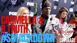 Carmella & R Truth interviewed at #WWE Friday Night SmackDown on FOX #SmackDown