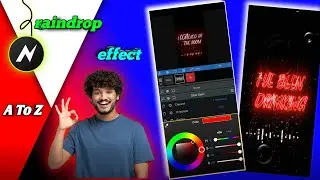 rain drops video editing कैसे करें| how to edit videos in node video #youtube