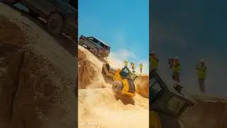 Towing the Heavy Machine|#desert #shorts