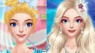 Cinderella Princess Dressup || Princess Salon || Cinderella Makeup || New Doll Game 2022