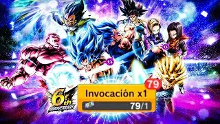 79 SUMMONS DEL 6TO ANIVERSARIO DE DRAGON BALL LEGENDS