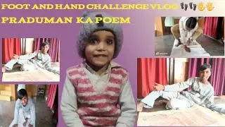 Foot And Hand Challenge Games Vlog 👣👣🖐🖐