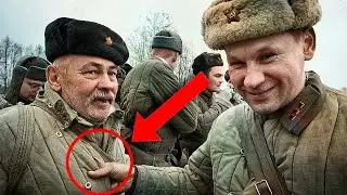 Quilted jacket is a famous attribute of the Red Army.