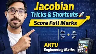 Jacobian Tricks & Shortcuts 🚀 | Score Full Marks | AKTU Engineering Maths