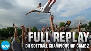 DII Softball Championship Game 2: UT Tyler vs. Tampa | FULL REPLAY