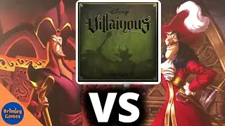 Jafar VS Captain Hook in Disney Villainous Game Night | 1 on 1 Actual Gameplay