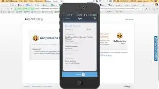 Remote moderated recruiter interview using Reflector and GoToMeeting