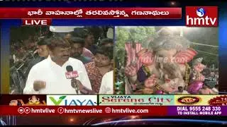 Hyderabad Mayor Bonthu Rammohan Face to Face over Ganesh Immersion Arrangements | hmtv Telugu News