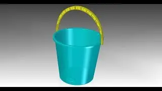 SOLID EDGE SURFACE TUTORIAL 33: WIADRO / BUCKET PART 2