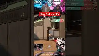 Shyy INSANE 1v4 clutch vs. Leviat&aacute;n #shorts #vct #valorantclips