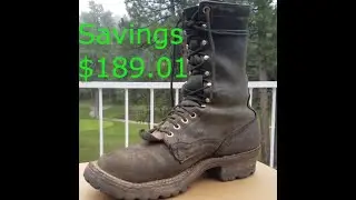 White's Boot Rebuild - Before & After