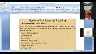 BBA  11 April 2021 || Multi Channel Retailing
