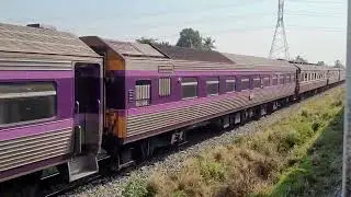 Two trains depart at the same time.