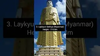 Top 5 Tallest Statues in the World😯 || #shorts #talleststatue