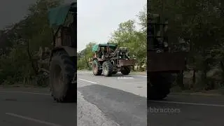 V8 370hp twin turbo Tractor ☠️ only one in India🇮🇳 #v8 #kvbtractors #farming #bigengine
